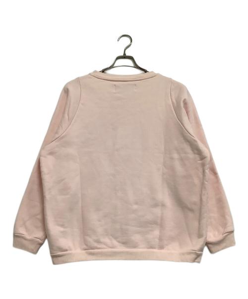 THIRD MAGAZINE（サードマガジン）THIRD MAGAZINE (サードマガジン) ビッグロゴ刺繍スウェット ピンク サイズ:9の古着・服飾アイテム