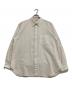 STEVEN ALAN（スティーブンアラン）の古着「長袖シャツ ガーメントダイ ポプリン レギュラーカラー シャツ」｜ホワイト