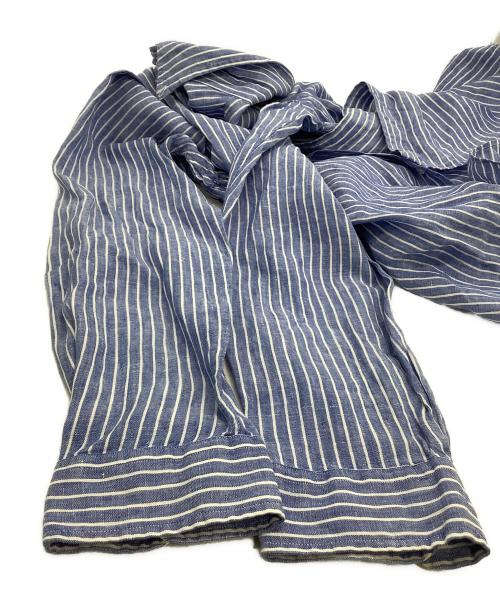 RALPH LAUREN（ラルフローレン）RALPH LAUREN (ラルフローレン) 長袖シャツ　ストライプ ブルー×ホワイト サイズ:XXLの古着・服飾アイテム