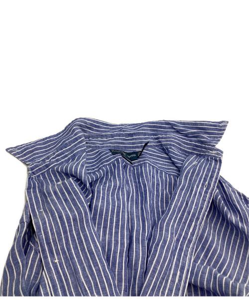RALPH LAUREN（ラルフローレン）RALPH LAUREN (ラルフローレン) 長袖シャツ　ストライプ ブルー×ホワイト サイズ:XXLの古着・服飾アイテム