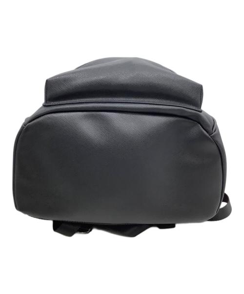 ARMANI JEANS（アルマーニジーンズ）ARMANI JEANS (アルマーニジーンズ) レザーリュック ブラックの古着・服飾アイテム