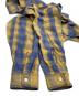中古・古着 THE NORTHFACE PURPLELABEL (ザ・ノースフェイス パープルレーベル) 長袖シャツ　Plaid Dobby Field Shirt　	25SS ネイビー×イエロー サイズ:L：10000円