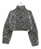 TELOPLANテーロプラン）の古着「厚手ニット」｜グレー×ホワイト