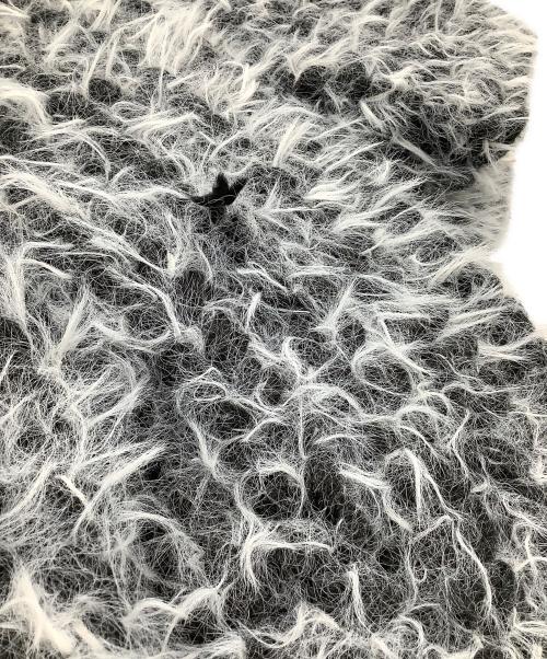 TELOPLAN（テーロプラン）TELOPLAN (テーロプラン) 厚手ニット グレー×ホワイト サイズ:freeの古着・服飾アイテム