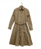 POLO RALPH LAURENポロ・ラルフローレン）の古着「長袖ワンピース」｜ベージュ