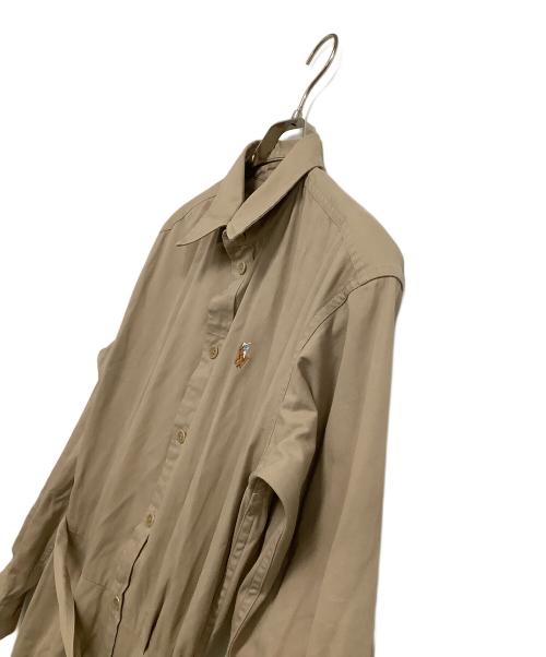 POLO RALPH LAUREN（ポロ・ラルフローレン）POLO RALPH LAUREN (ポロ・ラルフローレン) 長袖ワンピース ベージュ サイズ:2の古着・服飾アイテム