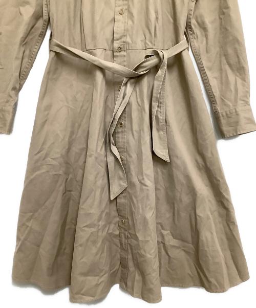 POLO RALPH LAUREN（ポロ・ラルフローレン）POLO RALPH LAUREN (ポロ・ラルフローレン) 長袖ワンピース ベージュ サイズ:2の古着・服飾アイテム