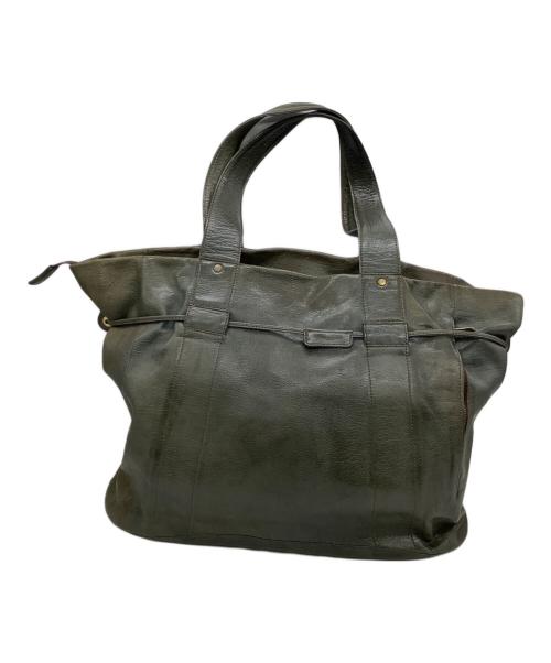 dan genten（ダン ゲンテン）dan genten (ダン ゲンテン) トートバッグ オリーブの古着・服飾アイテム