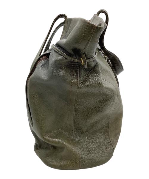 dan genten（ダン ゲンテン）dan genten (ダン ゲンテン) トートバッグ オリーブの古着・服飾アイテム