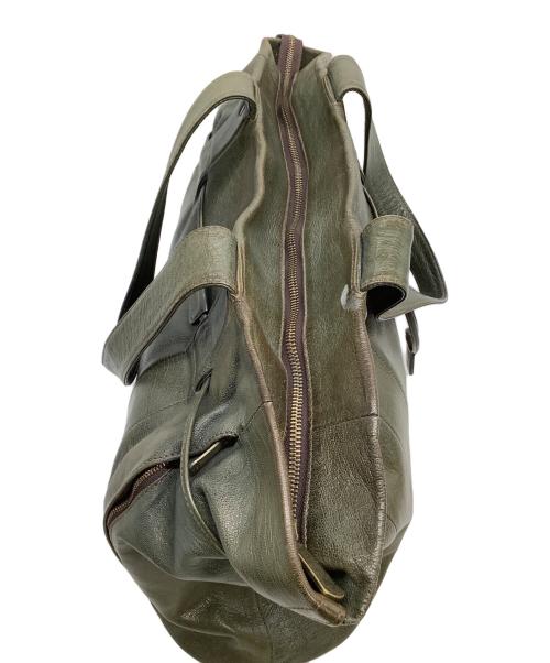 dan genten（ダン ゲンテン）dan genten (ダン ゲンテン) トートバッグ オリーブの古着・服飾アイテム