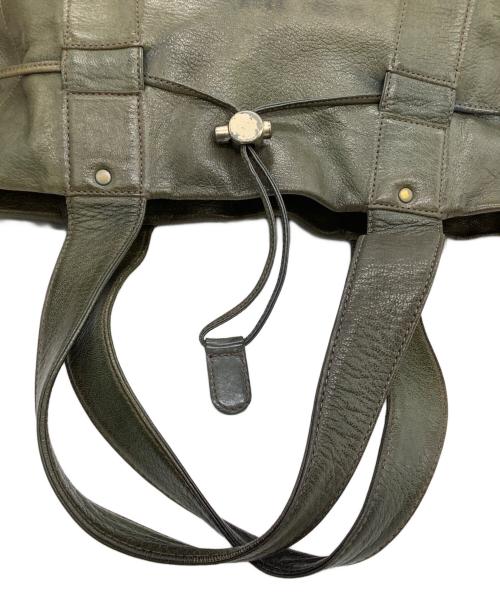 dan genten（ダン ゲンテン）dan genten (ダン ゲンテン) トートバッグ オリーブの古着・服飾アイテム