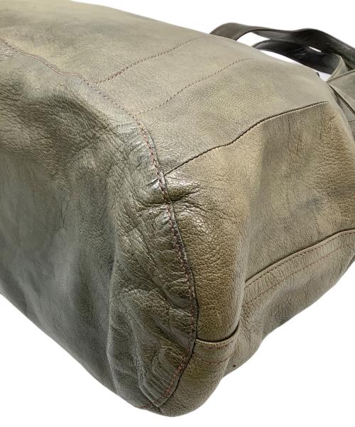 dan genten（ダン ゲンテン）dan genten (ダン ゲンテン) トートバッグ オリーブの古着・服飾アイテム