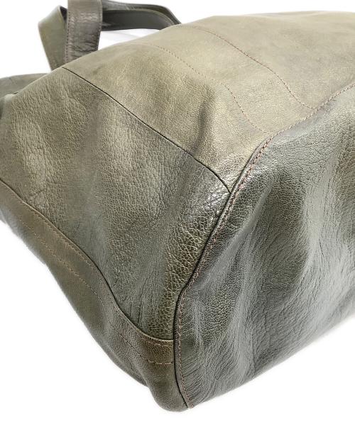 dan genten（ダン ゲンテン）dan genten (ダン ゲンテン) トートバッグ オリーブの古着・服飾アイテム