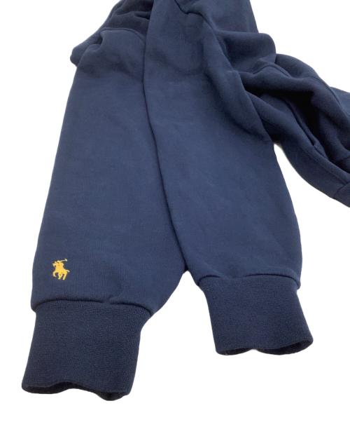 POLO RALPH LAUREN（ポロ・ラルフローレン）POLO RALPH LAUREN (ポロ・ラルフローレン) プルオーバーパーカー ネイビー×イエロー サイズ:XSの古着・服飾アイテム