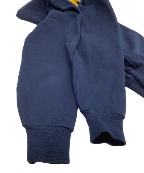 POLO RALPH LAUREN（ポロ・ラルフローレン）POLO RALPH LAUREN (ポロ・ラルフローレン) プルオーバーパーカー ネイビー×イエロー サイズ:XSの古着・服飾アイテム