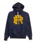 POLO RALPH LAUREN（ポロ・ラルフローレン）の古着「プルオーバーパーカー」｜ネイビー×イエロー