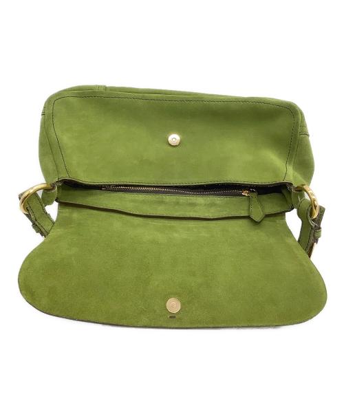 PRADA（プラダ）PRADA (プラダ) スウェードワンショルダーバッグ グリーンの古着・服飾アイテム