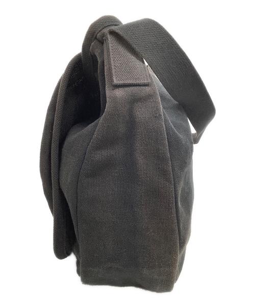 COMOLI（コモリ）COMOLI (コモリ) ショルダーバッグ　ヘンプダックショルダーバッグ ブラックの古着・服飾アイテム