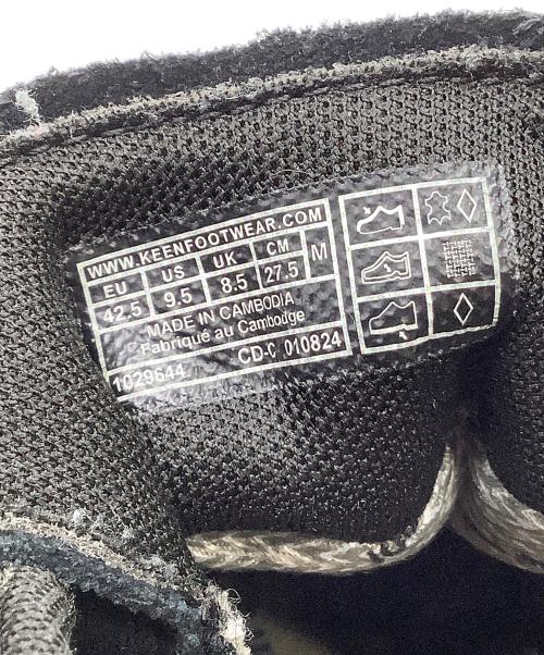 KEEN（キーン）KEEN (キーン) スニーカー　ジャスパー ブラック サイズ:27.5の古着・服飾アイテム