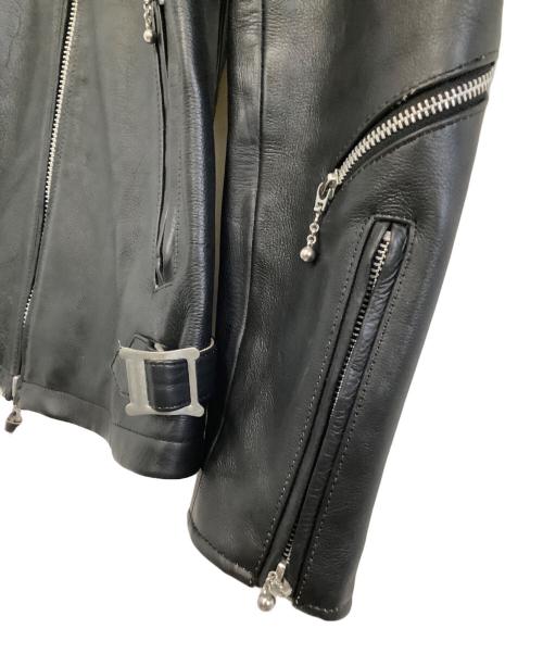 MR.OLIVE（ミスターオリーブ）MR.OLIVE (ミスターオリーブ) ライダースジャケット ブラック サイズ:Sの古着・服飾アイテム