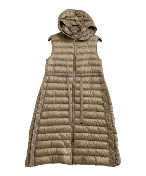MaxMara（マックスマーラ）MaxMara (マックスマーラ) ノースリーブダウンコート ベージュ サイズ:38の古着・服飾アイテム