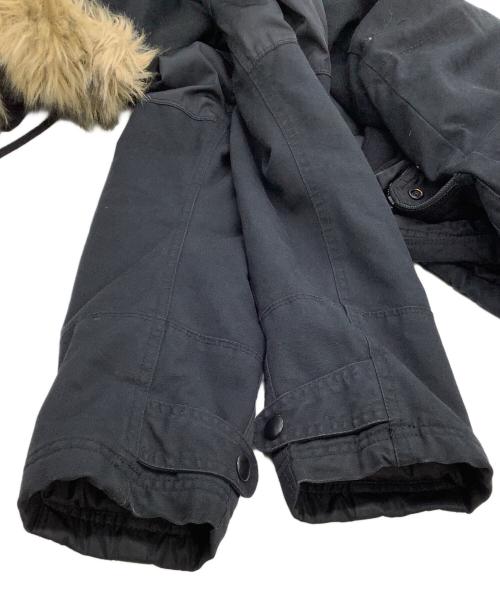 DIESEL（ディーゼル）DIESEL (ディーゼル) フェイクファーミリタリーコート ブラック サイズ:Sの古着・服飾アイテム