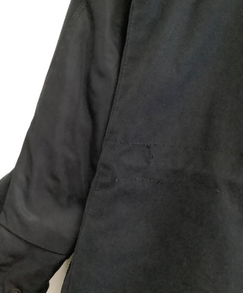DIESEL（ディーゼル）DIESEL (ディーゼル) フェイクファーミリタリーコート ブラック サイズ:Sの古着・服飾アイテム