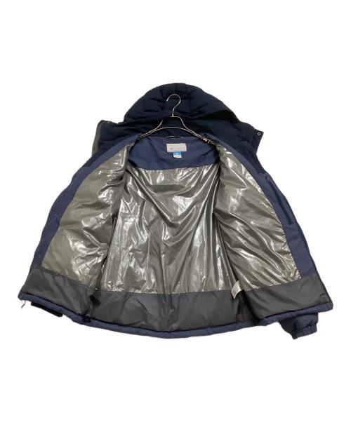 Columbia（コロンビア）Columbia (コロンビア) Dr.Denim Honzawa (ドクターデニムホンザワ) ビッグリブストレートダウンジャケット ブルー サイズ:Mの古着・服飾アイテム