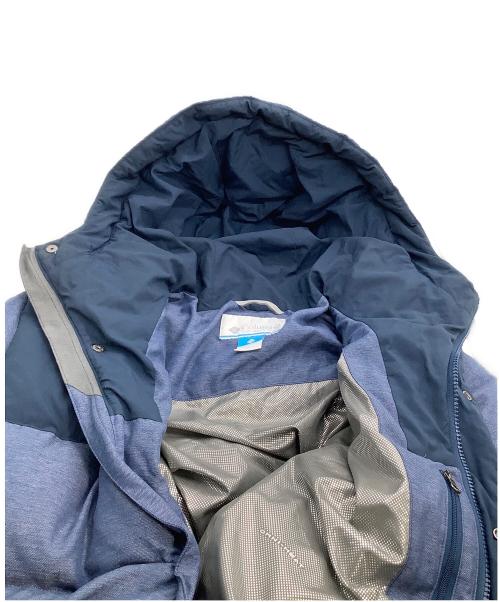 Columbia（コロンビア）Columbia (コロンビア) Dr.Denim Honzawa (ドクターデニムホンザワ) ビッグリブストレートダウンジャケット ブルー サイズ:Mの古着・服飾アイテム