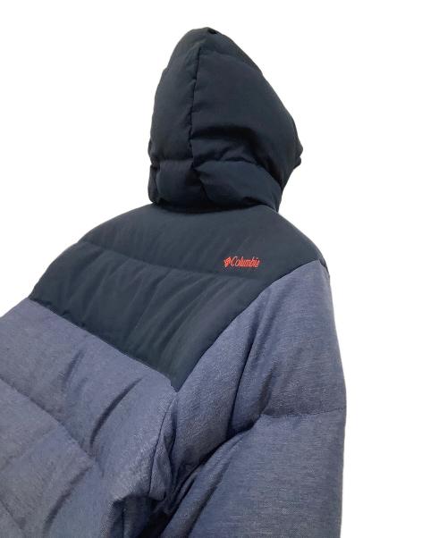 Columbia（コロンビア）Columbia (コロンビア) Dr.Denim Honzawa (ドクターデニムホンザワ) ビッグリブストレートダウンジャケット ブルー サイズ:Mの古着・服飾アイテム