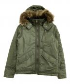 DIESELディーゼル）の古着「中綿ミリタリージャケット」｜グリーン