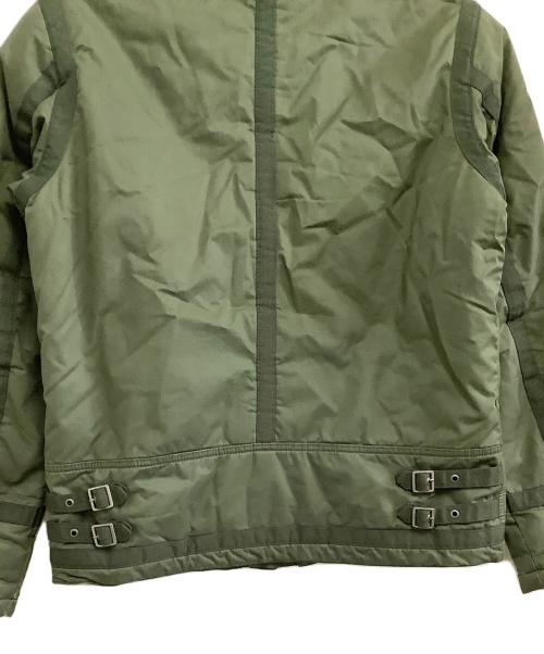 DIESEL（ディーゼル）DIESEL (ディーゼル) 中綿ミリタリージャケット グリーン サイズ:Mの古着・服飾アイテム