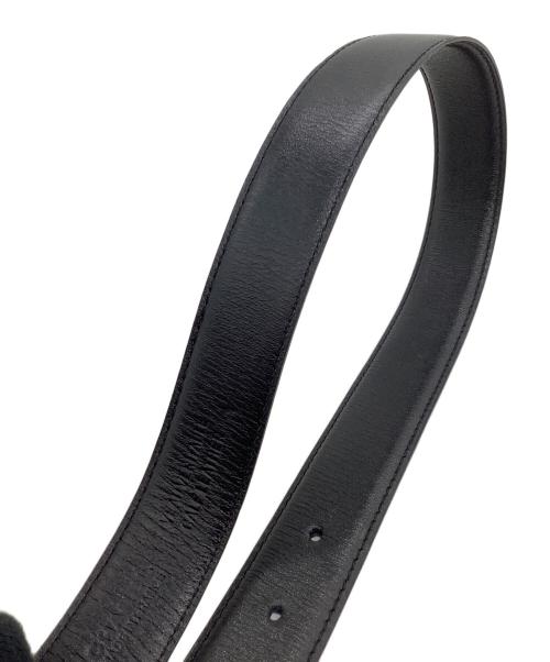 CHANEL（シャネル）CHANEL (シャネル) レザーベルト ココマーク ブラック サイズ:65-26の古着・服飾アイテム