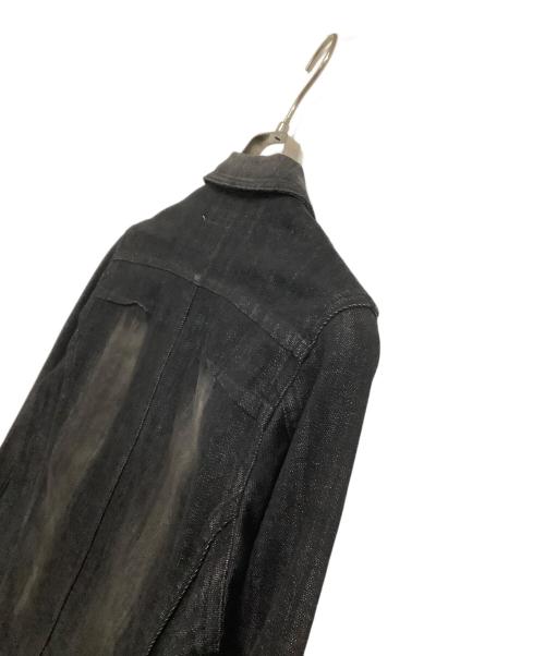 KATHARINE HAMNETT（キャサリンハムネット）KATHARINE HAMNETT (キャサリンハムネット) デニムジップジャケット ブラック サイズ:Mの古着・服飾アイテム