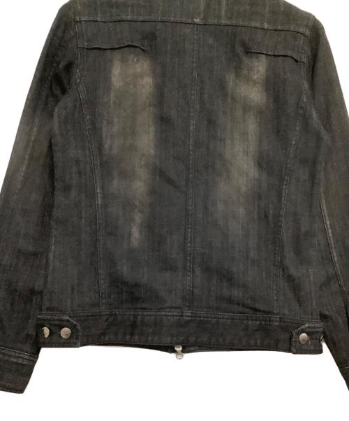 KATHARINE HAMNETT（キャサリンハムネット）KATHARINE HAMNETT (キャサリンハムネット) デニムジップジャケット ブラック サイズ:Mの古着・服飾アイテム