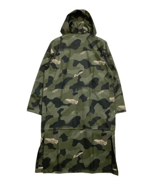 AIGLE（エーグル）AIGLE (エーグル) マパダ カモフーデットジャケット カモフラージュ グリーン×ブラック サイズ:S 未使用品の古着・服飾アイテム