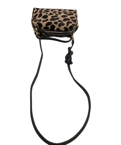 GIANNI CHIARINI（ジャンニ キアリーニ）GIANNI CHIARINI (ジャンニ キアリーニ) ショルダーバッグ  アニマル柄 ブラウン×ブラックの古着・服飾アイテム