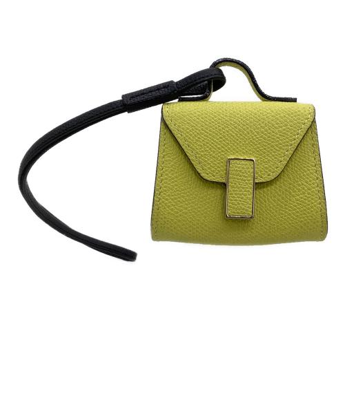 Valextra（ヴァレクストラ）Valextra (ヴァレクストラ) バック型ミニチャーム イエローの古着・服飾アイテム