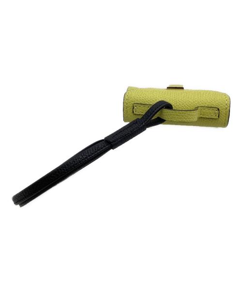 Valextra（ヴァレクストラ）Valextra (ヴァレクストラ) バック型ミニチャーム イエローの古着・服飾アイテム