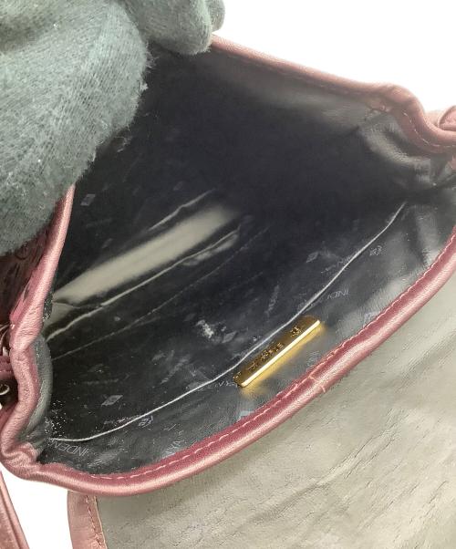 印傳屋（インデンヤ）印傳屋 (インデンヤ) ショルダーバッグ パープルの古着・服飾アイテム