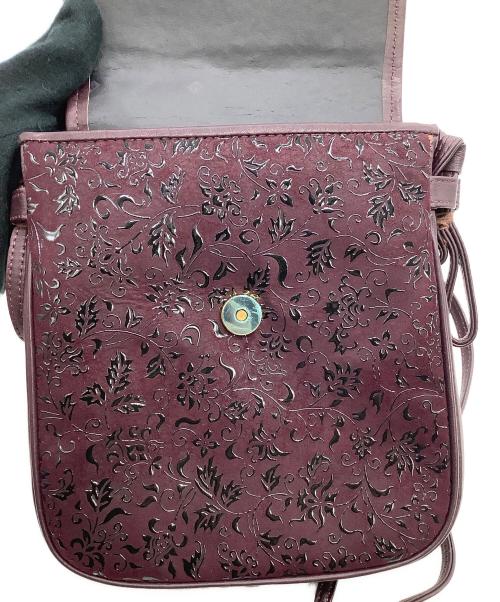 印傳屋（インデンヤ）印傳屋 (インデンヤ) ショルダーバッグ パープルの古着・服飾アイテム