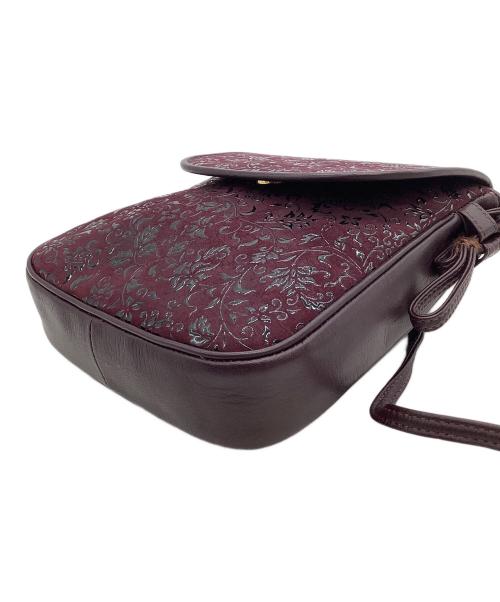 印傳屋（インデンヤ）印傳屋 (インデンヤ) ショルダーバッグ パープルの古着・服飾アイテム