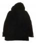BURBERRY BLACK LABEL (バーバリーブラックレーベル) ラビットファー付きベロアダウンジャケット ブラック サイズ:M：16000円