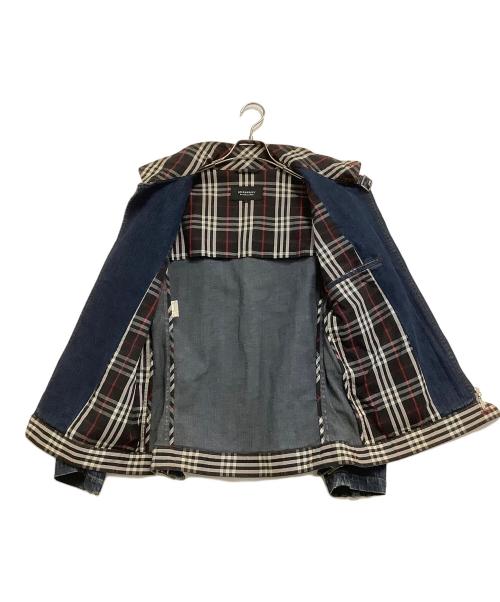 BURBERRY BLACK LABEL（バーバリーブラックレーベル）BURBERRY BLACK LABEL (バーバリーブラックレーベル) デニムジップジャケット ブルー サイズ:Mの古着・服飾アイテム