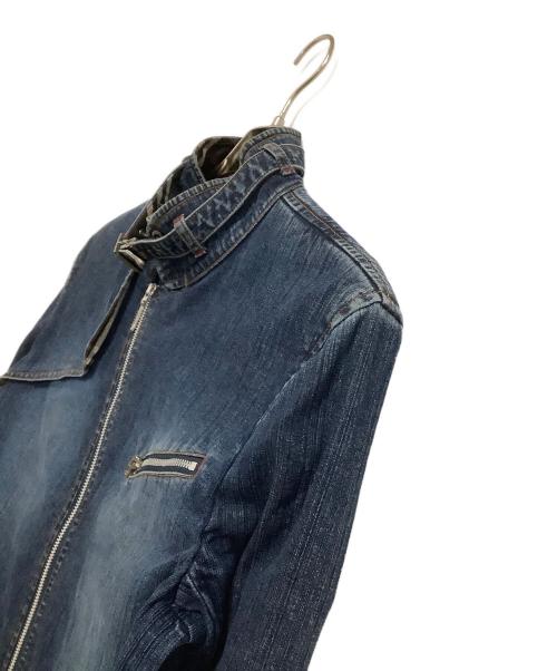 BURBERRY BLACK LABEL（バーバリーブラックレーベル）BURBERRY BLACK LABEL (バーバリーブラックレーベル) デニムジップジャケット ブルー サイズ:Mの古着・服飾アイテム