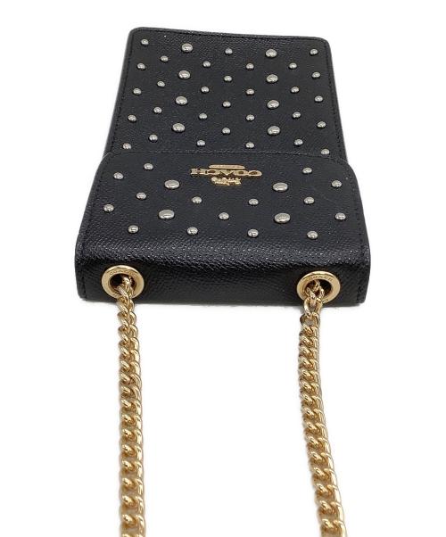 COACH（コーチ）COACH (コーチ) スマホショルダー ノース／サウスフォーンクロスボディ ブラックの古着・服飾アイテム