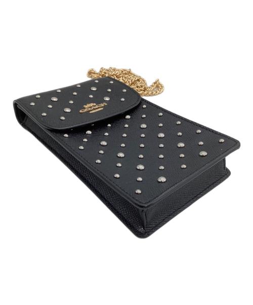 COACH（コーチ）COACH (コーチ) スマホショルダー ノース／サウスフォーンクロスボディ ブラックの古着・服飾アイテム