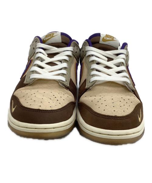 NIKE（ナイキ）NIKE (ナイキ) ローカットスニーカー DUNK LOW PREMIUM 節分 ベージュ×パープル サイズ:24の古着・服飾アイテム