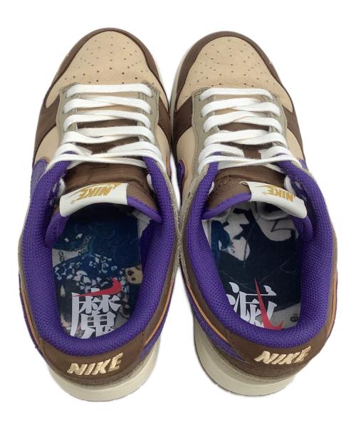 NIKE（ナイキ）NIKE (ナイキ) ローカットスニーカー DUNK LOW PREMIUM 節分 ベージュ×パープル サイズ:24の古着・服飾アイテム