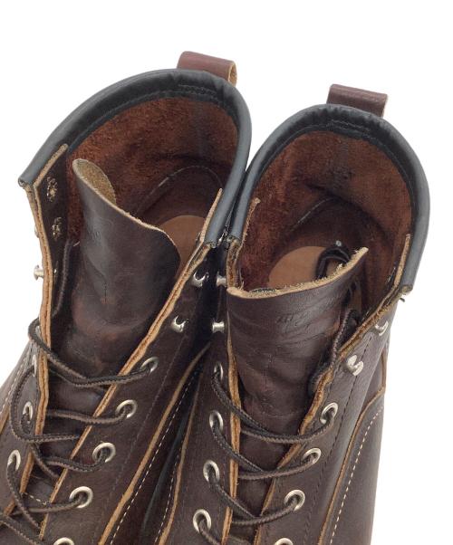 RED WING（レッドウィング）RED WING (レッドウィング) 編上げブーツ　	ラインマン ブラウン サイズ:US 8 1/2の古着・服飾アイテム